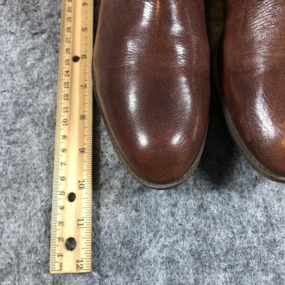 Caressa Fuller Ankle Boots Womens 7M Brown Leather Chelsea Zip‎ Casual - Picture 16 of 16